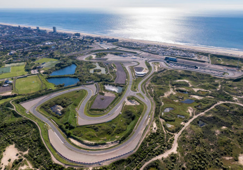 Zandvoort circuit seen from the air
