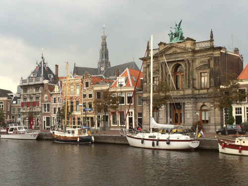 Haarlem seen from the Spaarne river